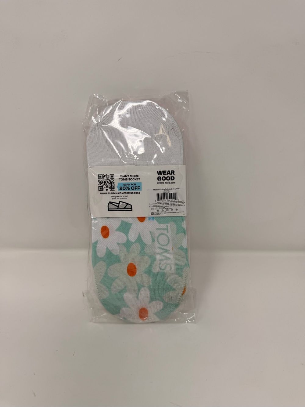 TOMS Ultimate No Show Socks 3 Pack Brand New With Tags - Picture 2 of 8